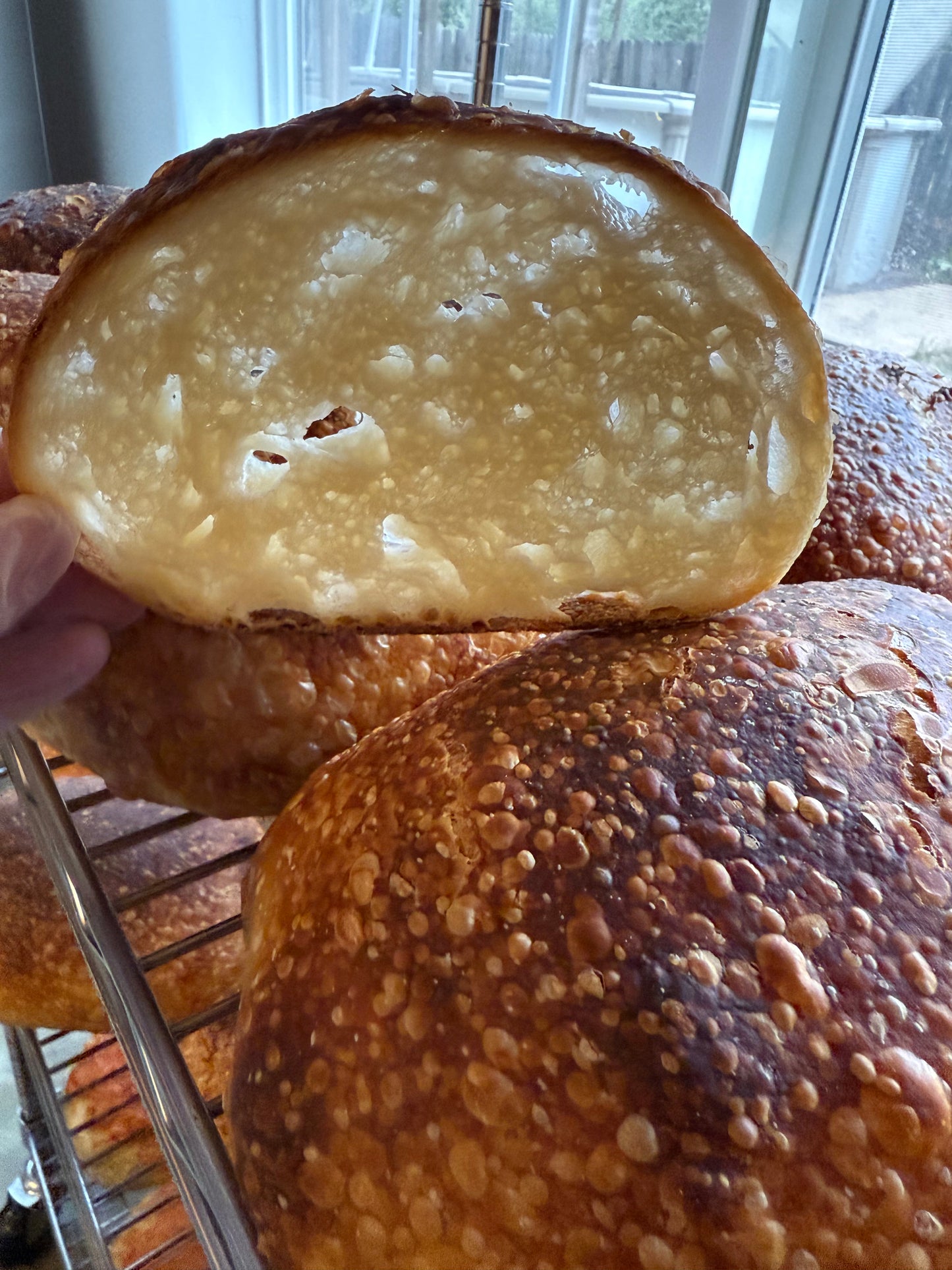 Both sliced and unsliced available. Please add this item to your cart if you would like your bread sliced.