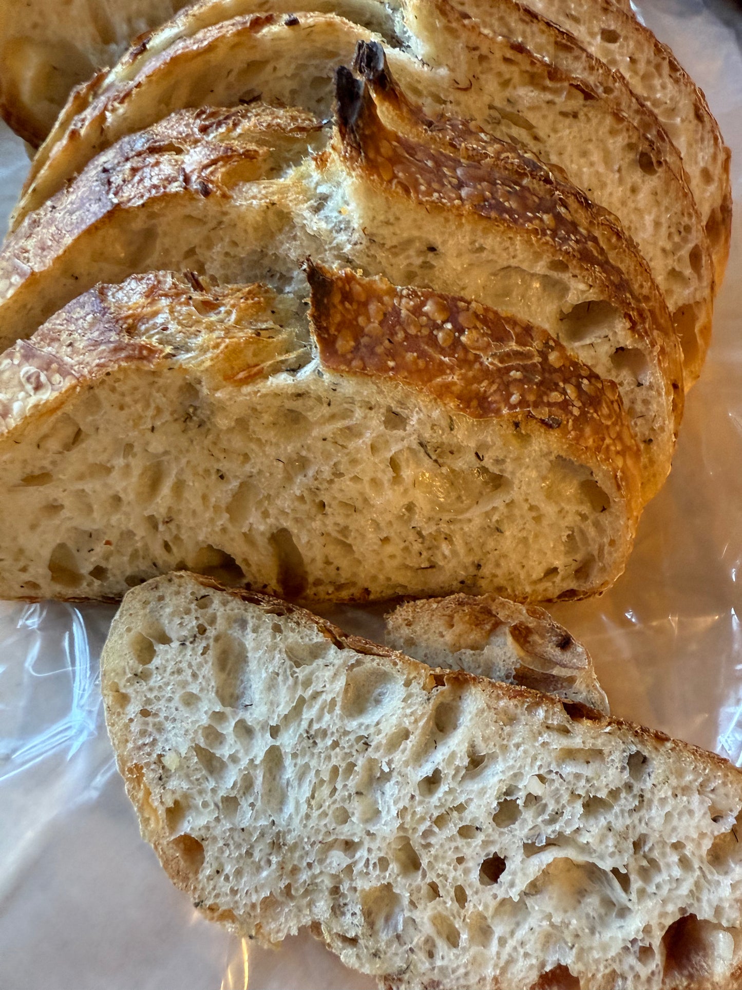 Parmesan French Onion Sourdough Bread