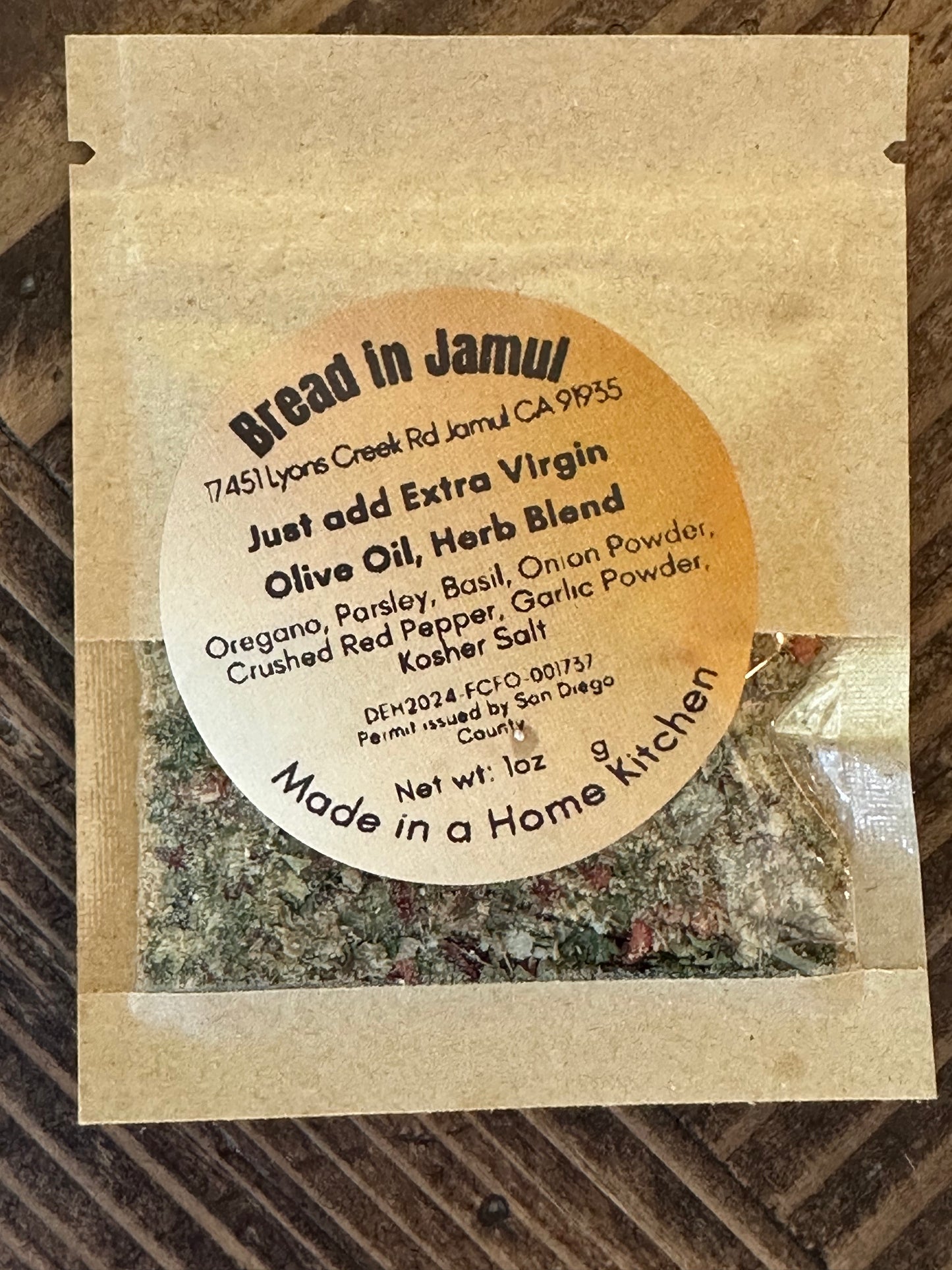 Herb Blend (just add EVOO)